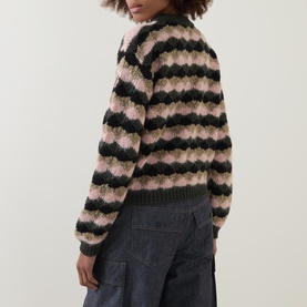 Striped Textured Sweater