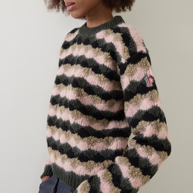 Striped Textured Sweater