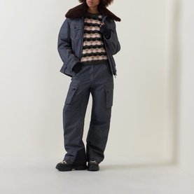 Striped Textured Sweater