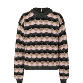 Striped Textured Sweater