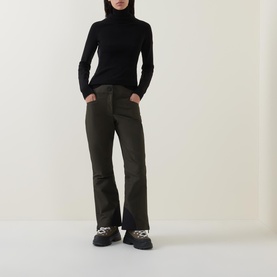 Mid-Weight Logo Turtleneck Sweater