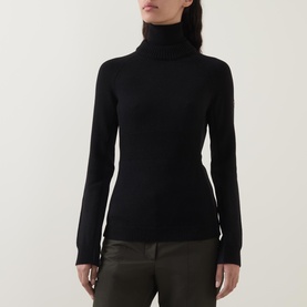 Mid-Weight Logo Turtleneck Sweater