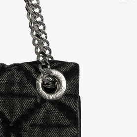 Unique Rocky II Denim Shoulder Bag