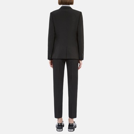 Single-Breasted Cr&ecirc;pe Blazer