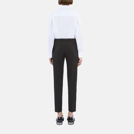 Tailored Straight Leg Cr&ecirc;pe Trousers