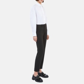 Tailored Straight Leg Cr&ecirc;pe Trousers