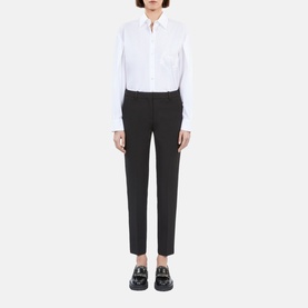 Tailored Straight Leg Cr&ecirc;pe Trousers