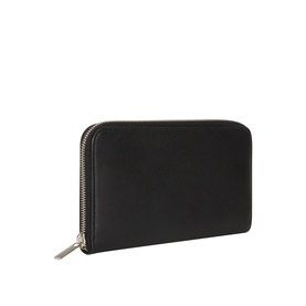 Large Leather Zip-Around Wallet