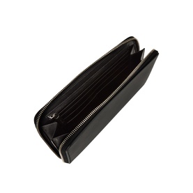Large Leather Zip-Around Wallet