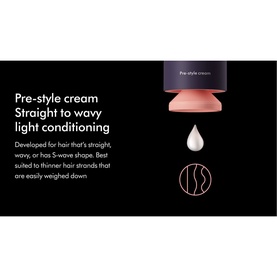 Pre-Style Cream: Straight to Wavy Light Conditioning