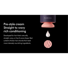 Pre-Style Cream: Straight to Wavy Rich Conditioning