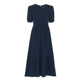 Textured Flared Dress