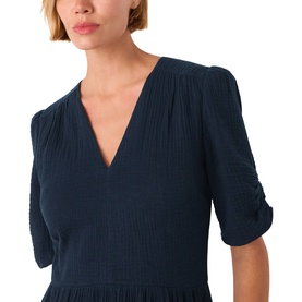 Textured Flared Dress