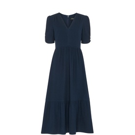 Textured Flared Dress