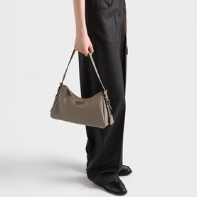 Aim&eacute;e Medium Leather Shoulder Bag