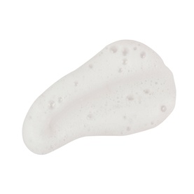 BARE BY VOGUE Clear Tanning Water texture swatch in Medium, showing a white foamy gel consistency