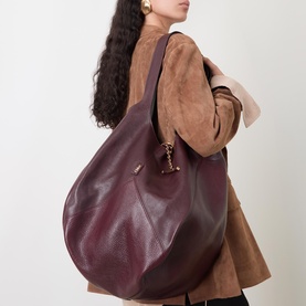 Balloon Leather Tote Bag