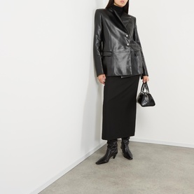 Elona Leather Blazer