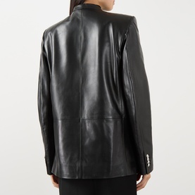 Elona Leather Blazer