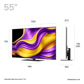 55 Inch OLED TV with Centre Stand