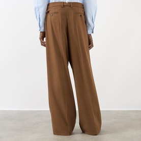 Wide Leg Suit Trousers