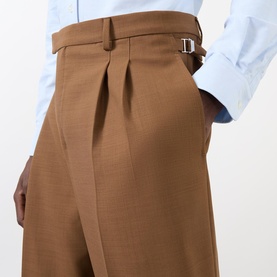Wide Leg Suit Trousers