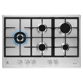 75cm Wide Stainless Steel Gas Hob with 5 Burners