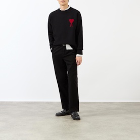 Heart Logo Knit Sweater