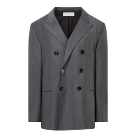 Double-Breasted Virgin Wool Blazer