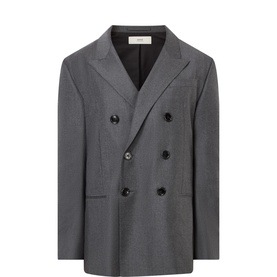 Double-Breasted Virgin Wool Blazer