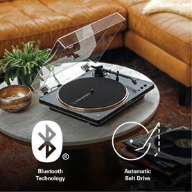 Black Bluetooth Record Deck
