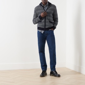 Helmsley Contrast Knit Cardigan