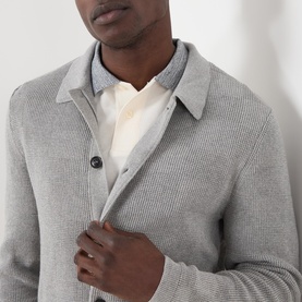 Falton Polo Knit Cardigan