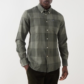 Heaney Logo Check Shirt