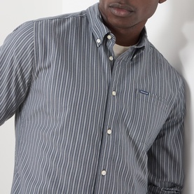 Longfield Logo Striped Shirt