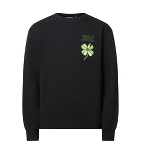 Clover Embroidered Sweatshirt