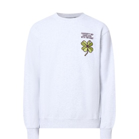 Clover Embroidered Sweatshirt