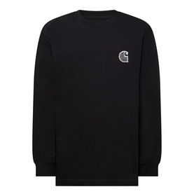 Logo Back Graphic Long-Sleeved T-Shirt