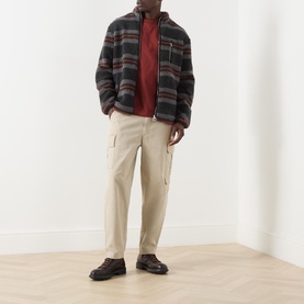 Endmoor Striped Fleece Sweatshirt