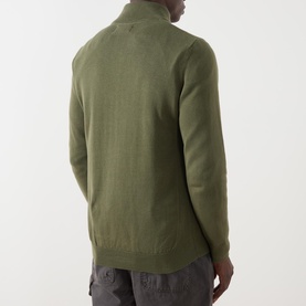 Shield Logo Half-Zip Sweater