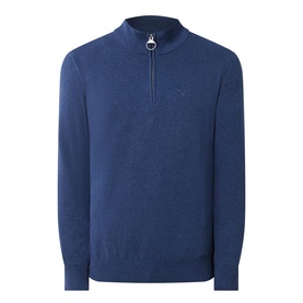 Shield Logo Half-Zip Sweater
