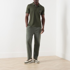 Thornaby Tartan Pocket Polo Shirt