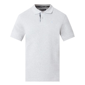 Tartan Collar Logo Polo Shirt