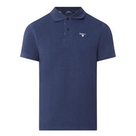 Tartan Collar Logo Polo Shirt