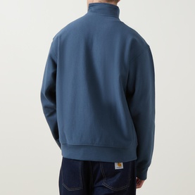 USA Script Logo Half Zip Sweatshirt