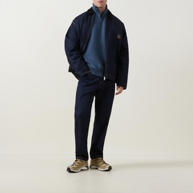 USA Script Logo Half Zip Sweatshirt