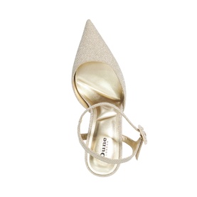 Channel Buckle-Detail Heeled Courts