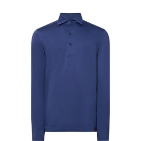 Japanese Long-Sleeved Polo Shirt