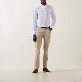 Japanese Long-Sleeved Polo Shirt