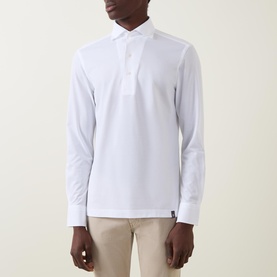 Japanese Long-Sleeved Polo Shirt